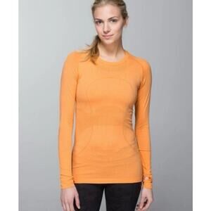 Bright Orange Lululemon Swiftly Tech Size 6